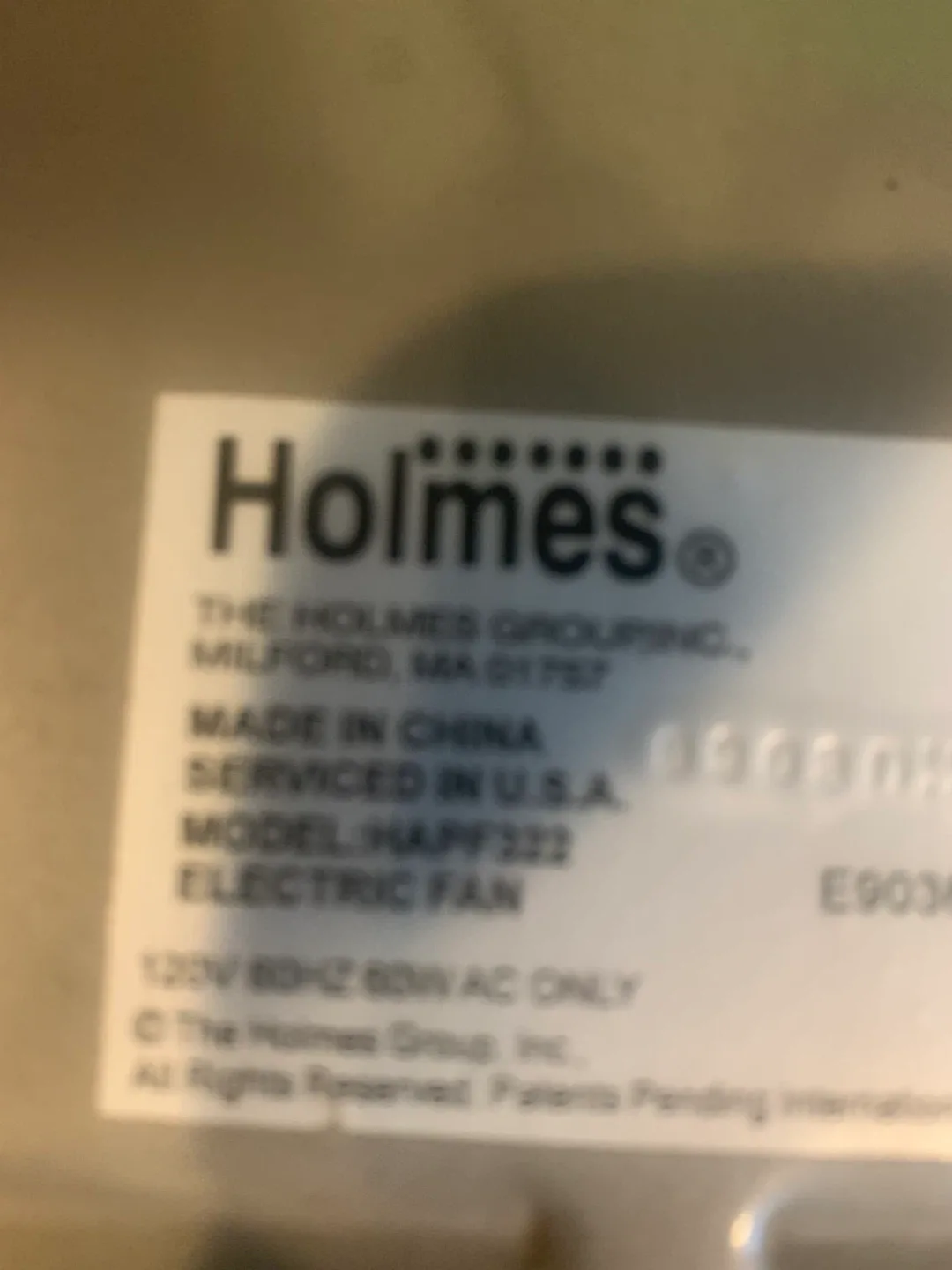 Holmes Blizzard Electric Fan - photo 3