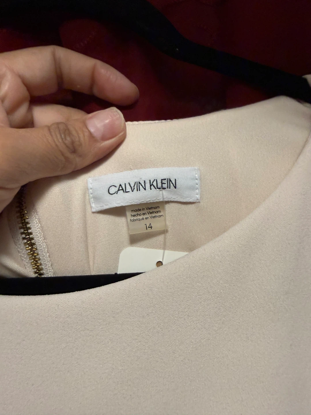 Calvin Klein Women's Bell Sleeve Shift Dress Size 14 - photo 3