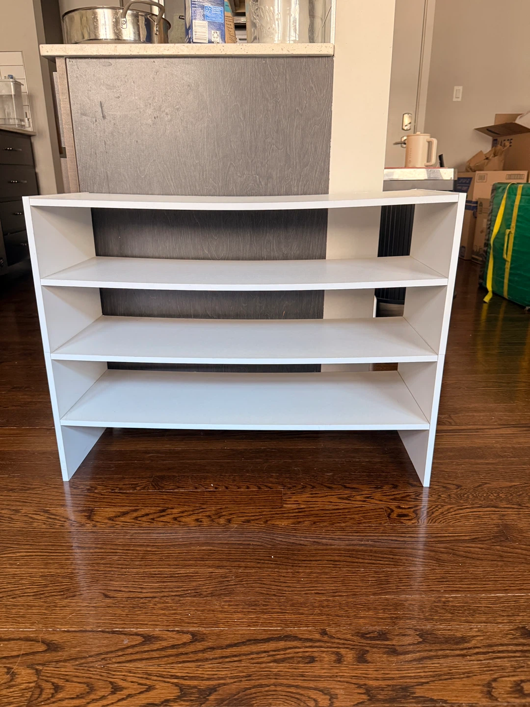 White 4-Tier Shelf Unit