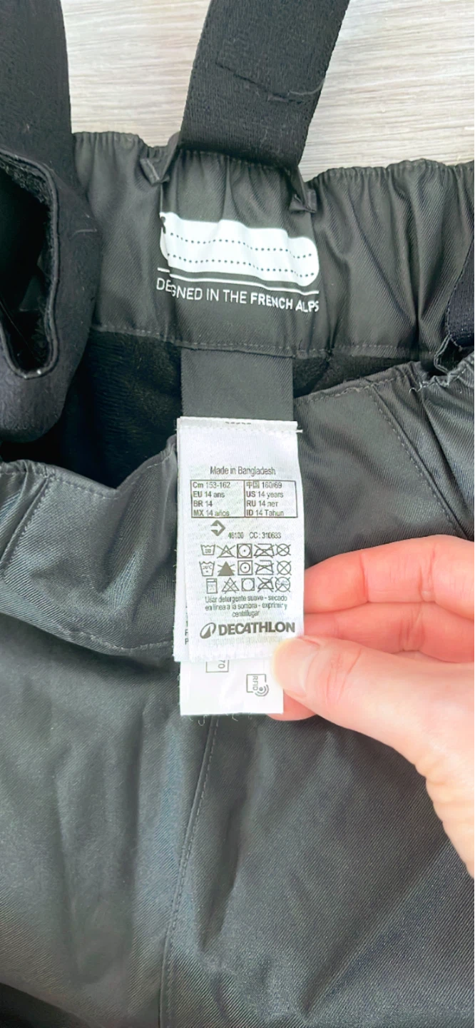 Decathlon Wedze Kids Ski Pants Black - photo 3