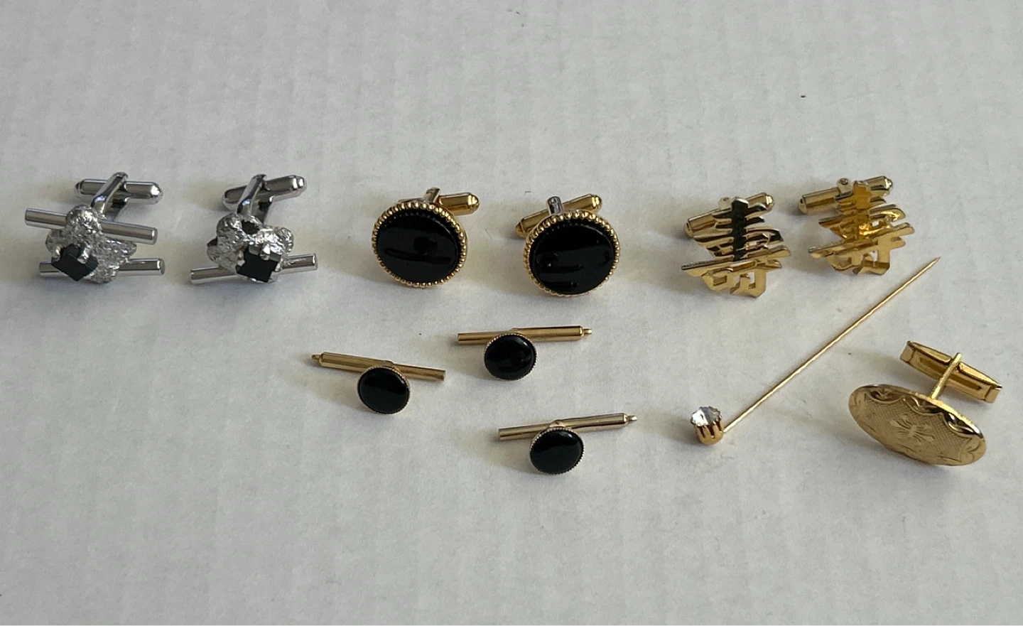 🌱Assorted Cufflinks and Tie Pins