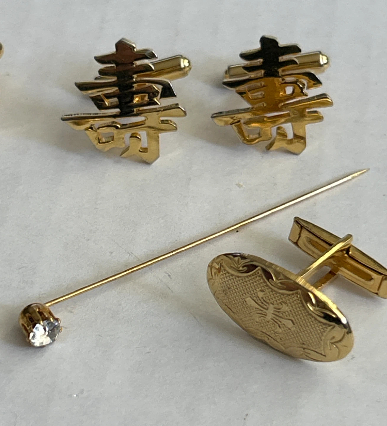 🌱Assorted Cufflinks and Tie Pins - photo 4