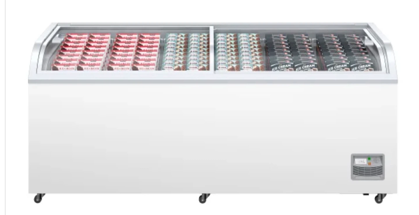 Hisense 78.7 in. 24.7 cu ft. Commercial freezer  Glass Doors - photo 2