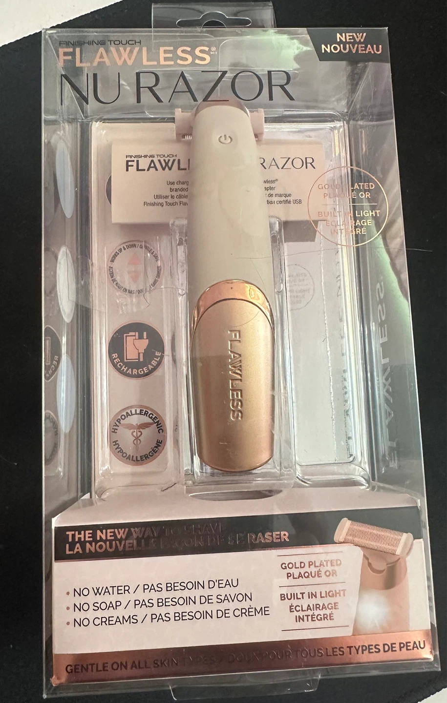 Finishing Touch Flawless Nu Razor Electric Hair Remover