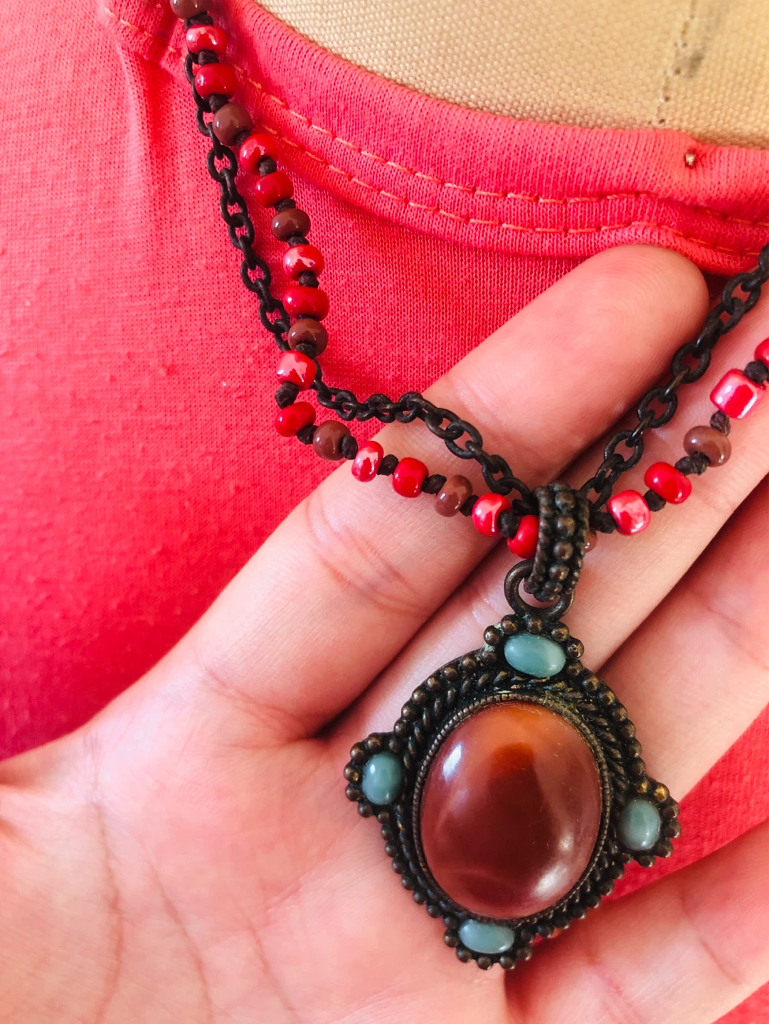 Nancy And Rise Bronze Tone Necklace - photo 2
