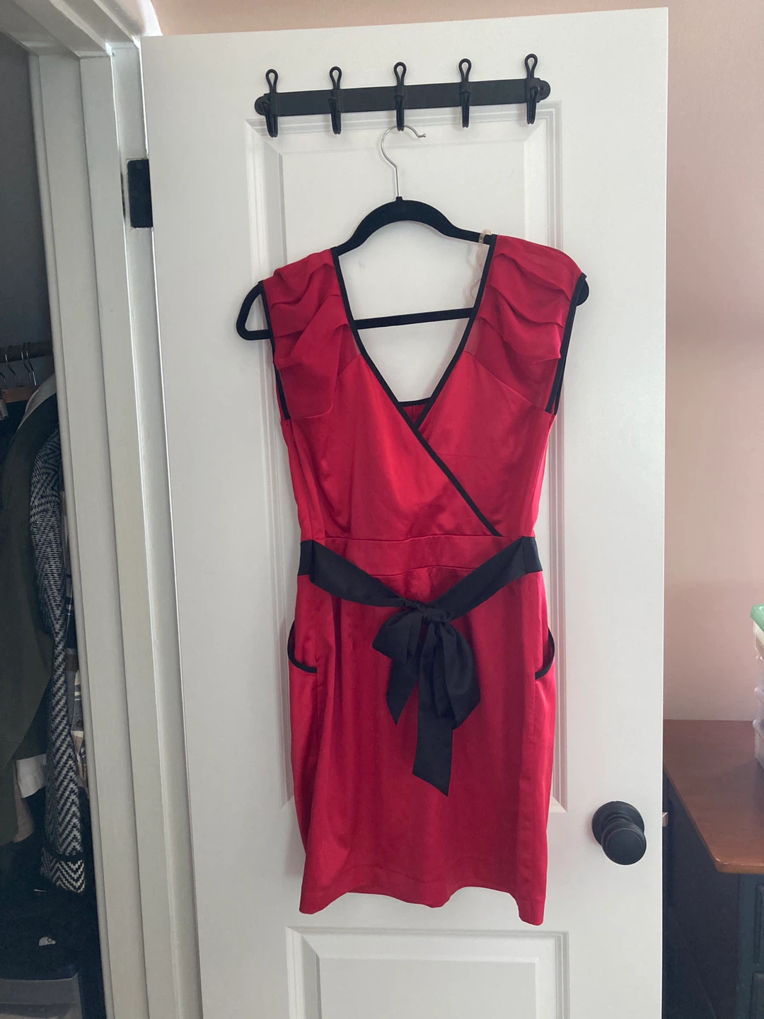 Lipsy London Red Ruffle Dress size S - photo 2