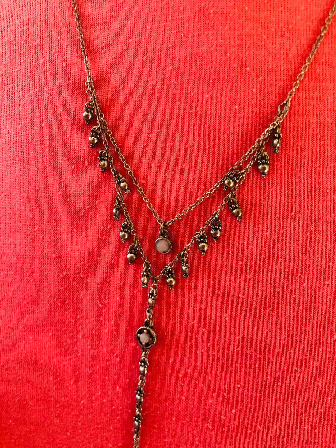 Body Chain Necklace with Charms - photo 2
