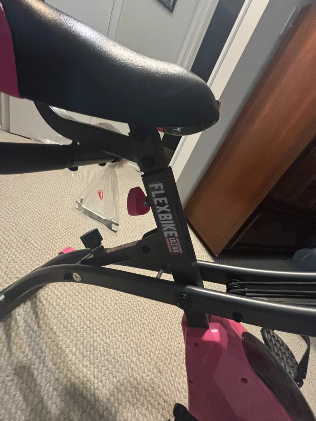 FLEXBIKE ULTRA Folding Exercise Bike - Pink - photo 3