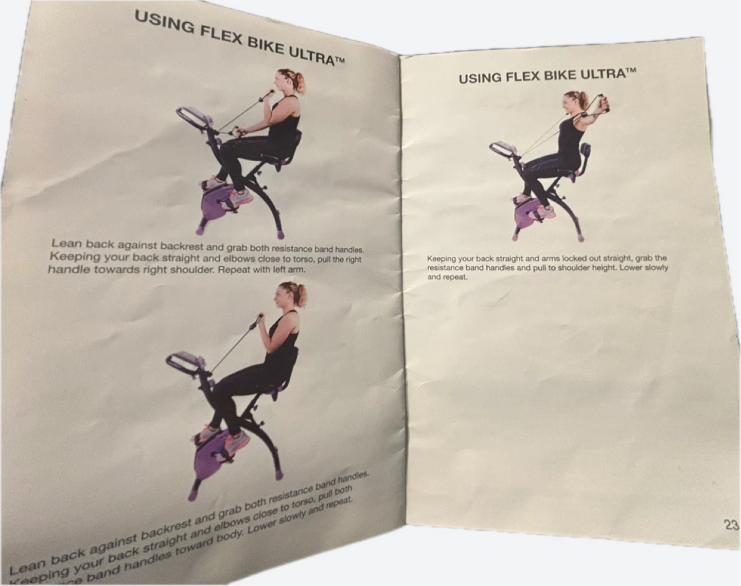 FLEXBIKE ULTRA Folding Exercise Bike - Pink - photo 4