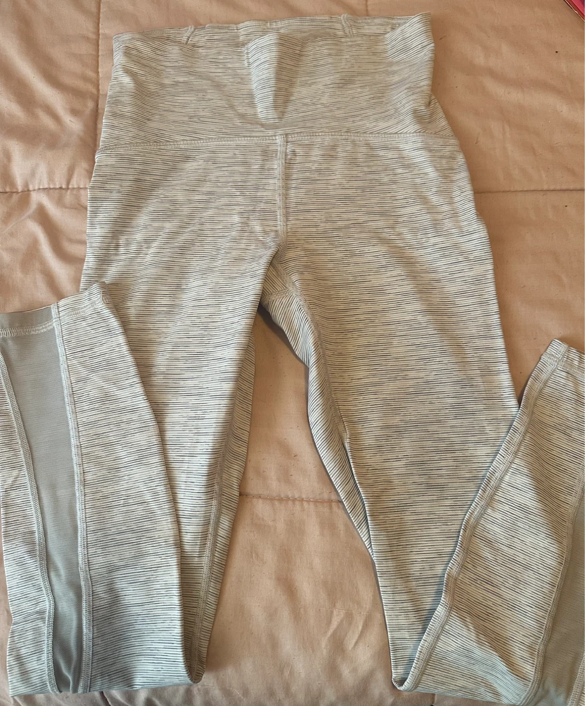 Lululemon Striped Leggings Size 4 - photo 3