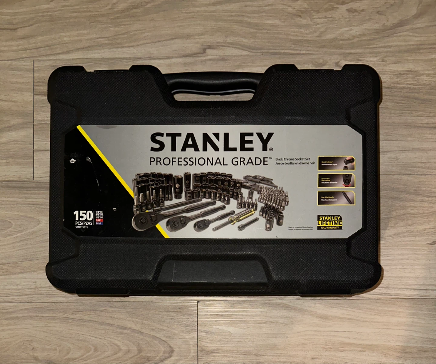 Stanley Professional Grade Black Chrome Socket Set