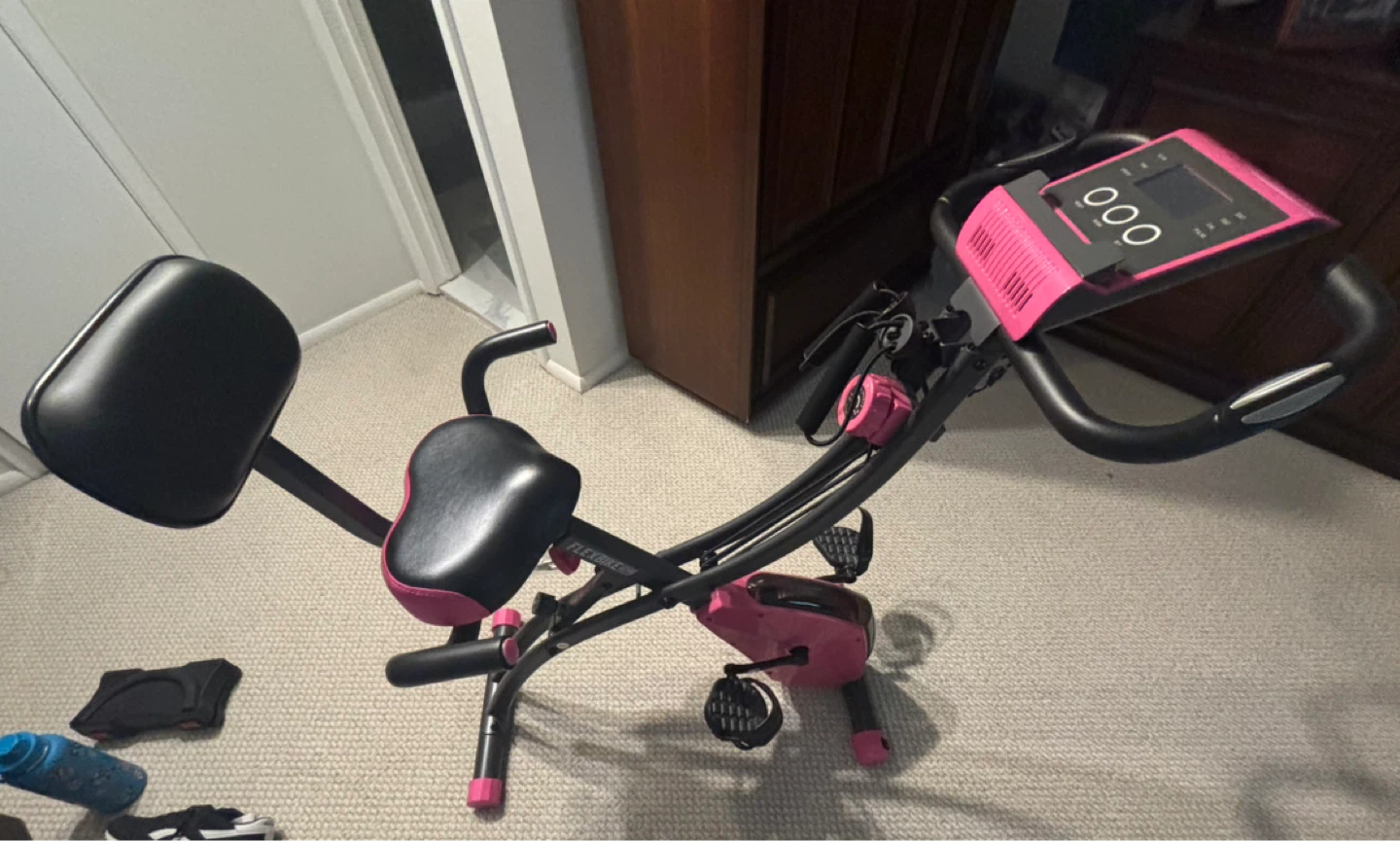 FLEXBIKE ULTRA Folding Exercise Bike - Pink