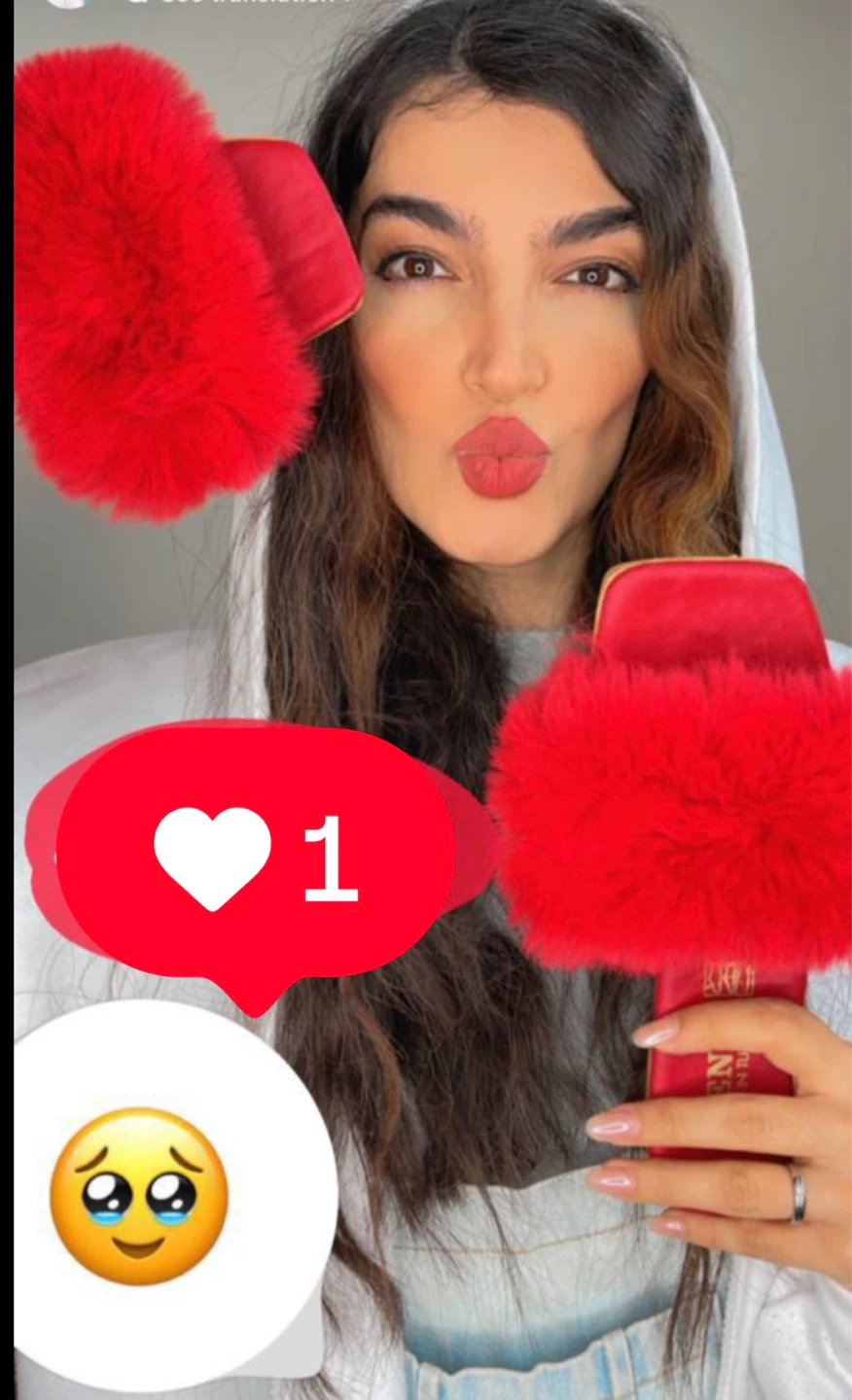 Red Furry Slides