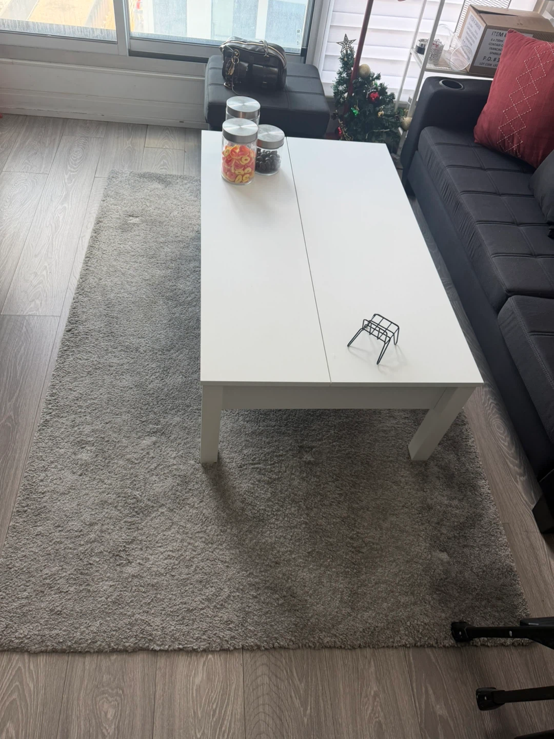 STOENSE Low Pile Rug - Medium Gray (133x195 cm) - photo 3