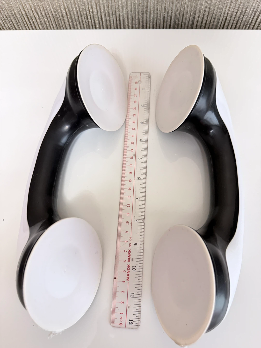 Set of 2 White Suction Grab Bars - photo 4