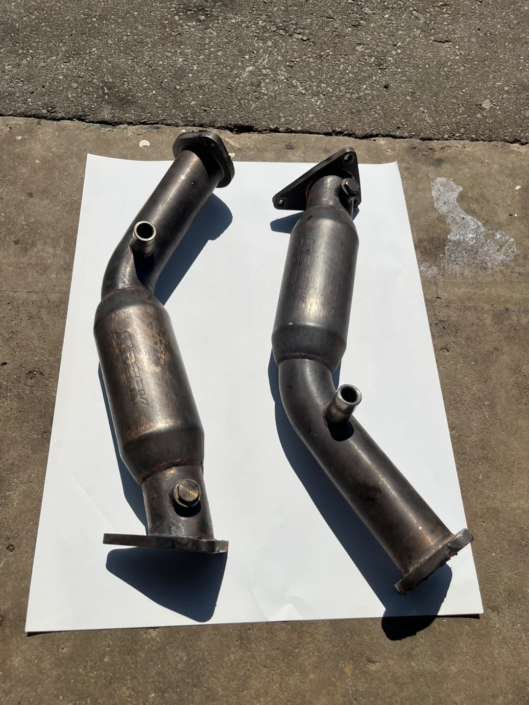 G37/370z Berk Resonated Test Pipes