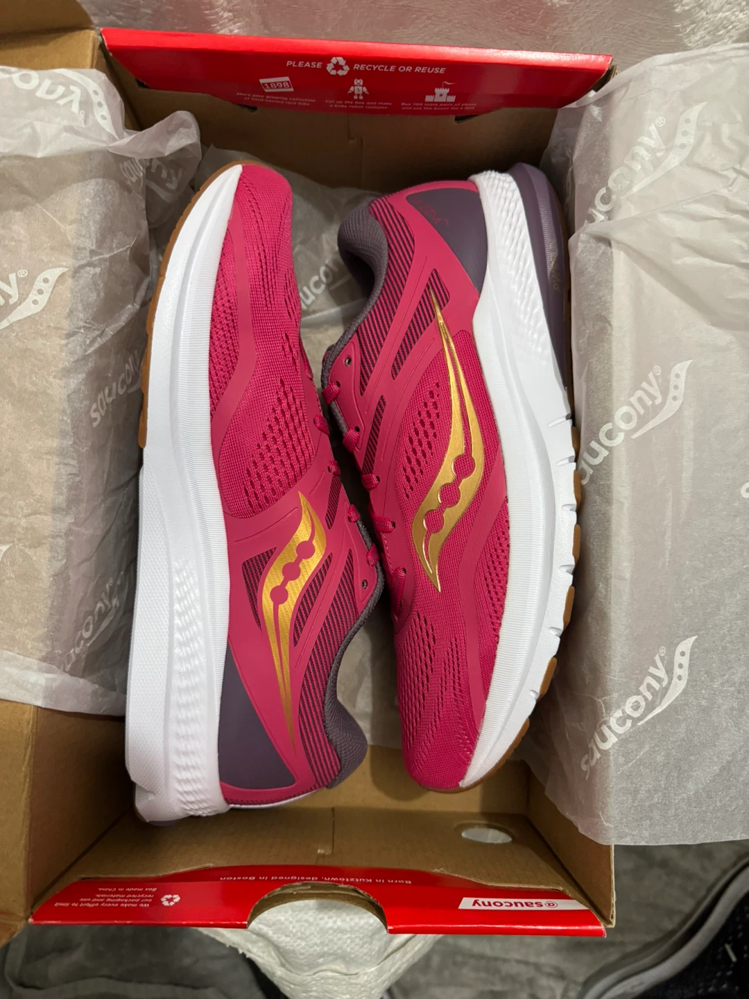 Saucony Women's Running Shoes Pink/Purple