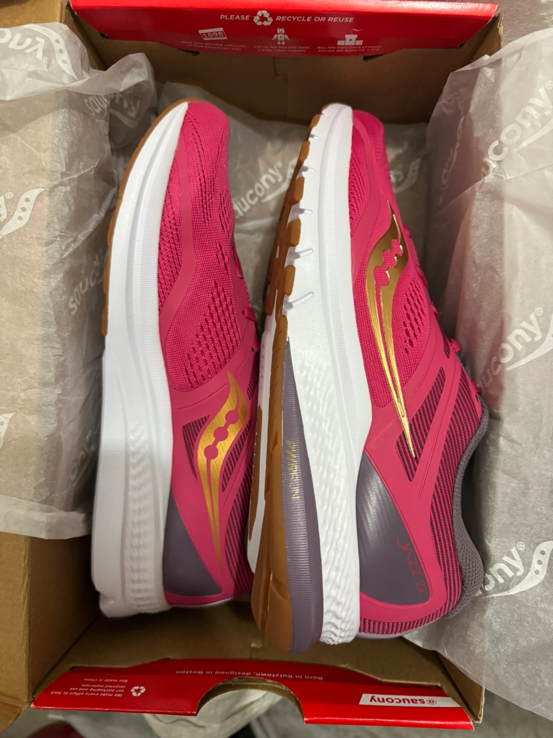 Saucony Women's Running Shoes Pink/Purple - photo 3
