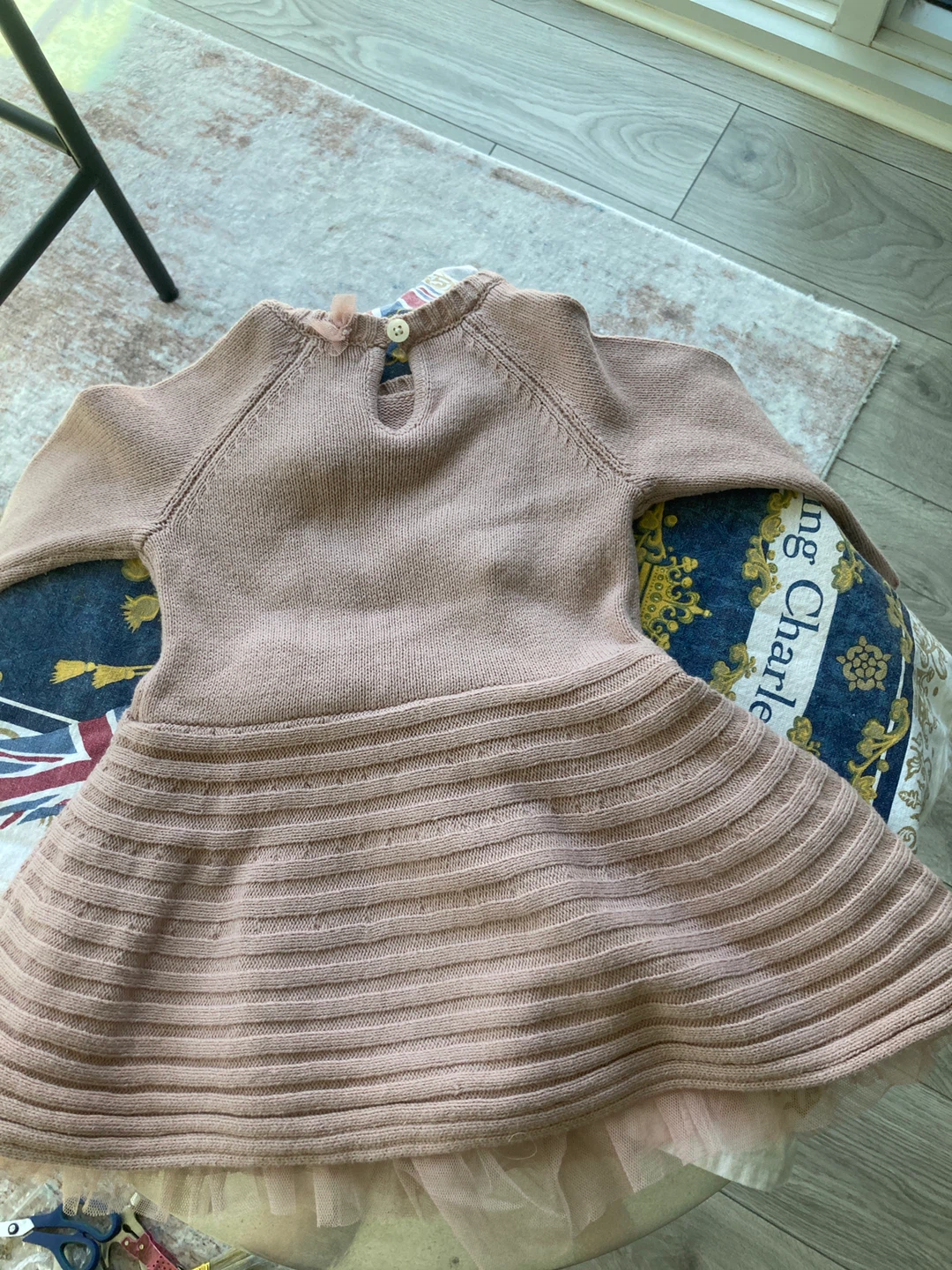 Tahari Baby Pink Knit Dress - photo 2
