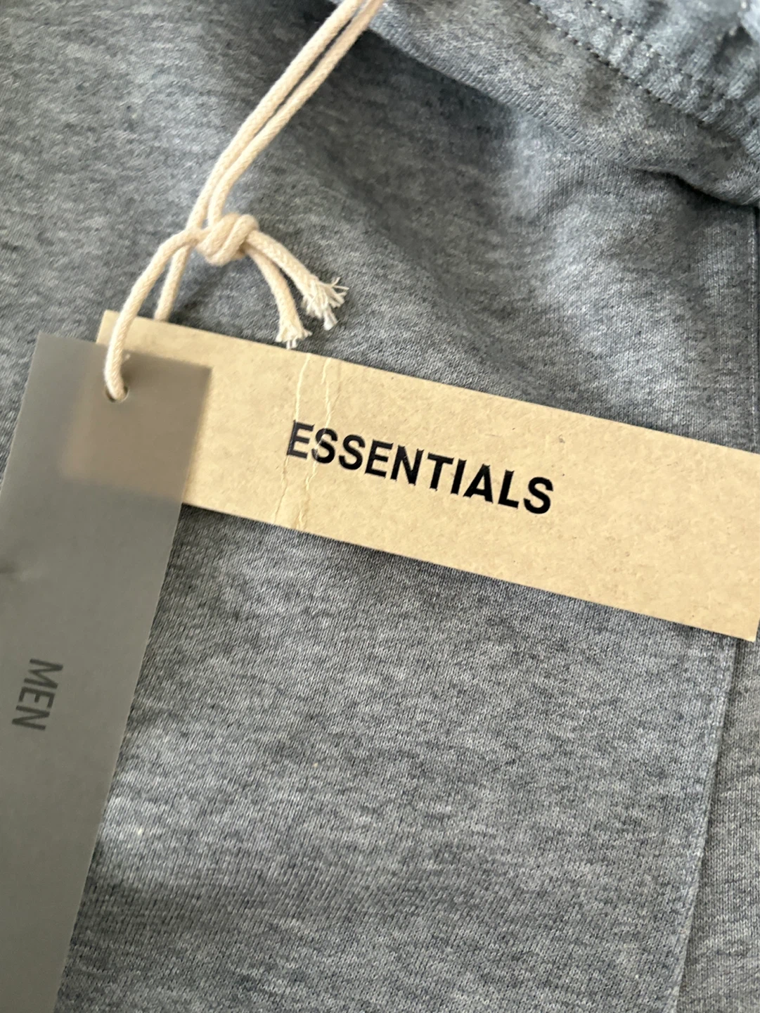 ESSENTIALS Men's Grey 1977 Sweat Shorts Size M - photo 4