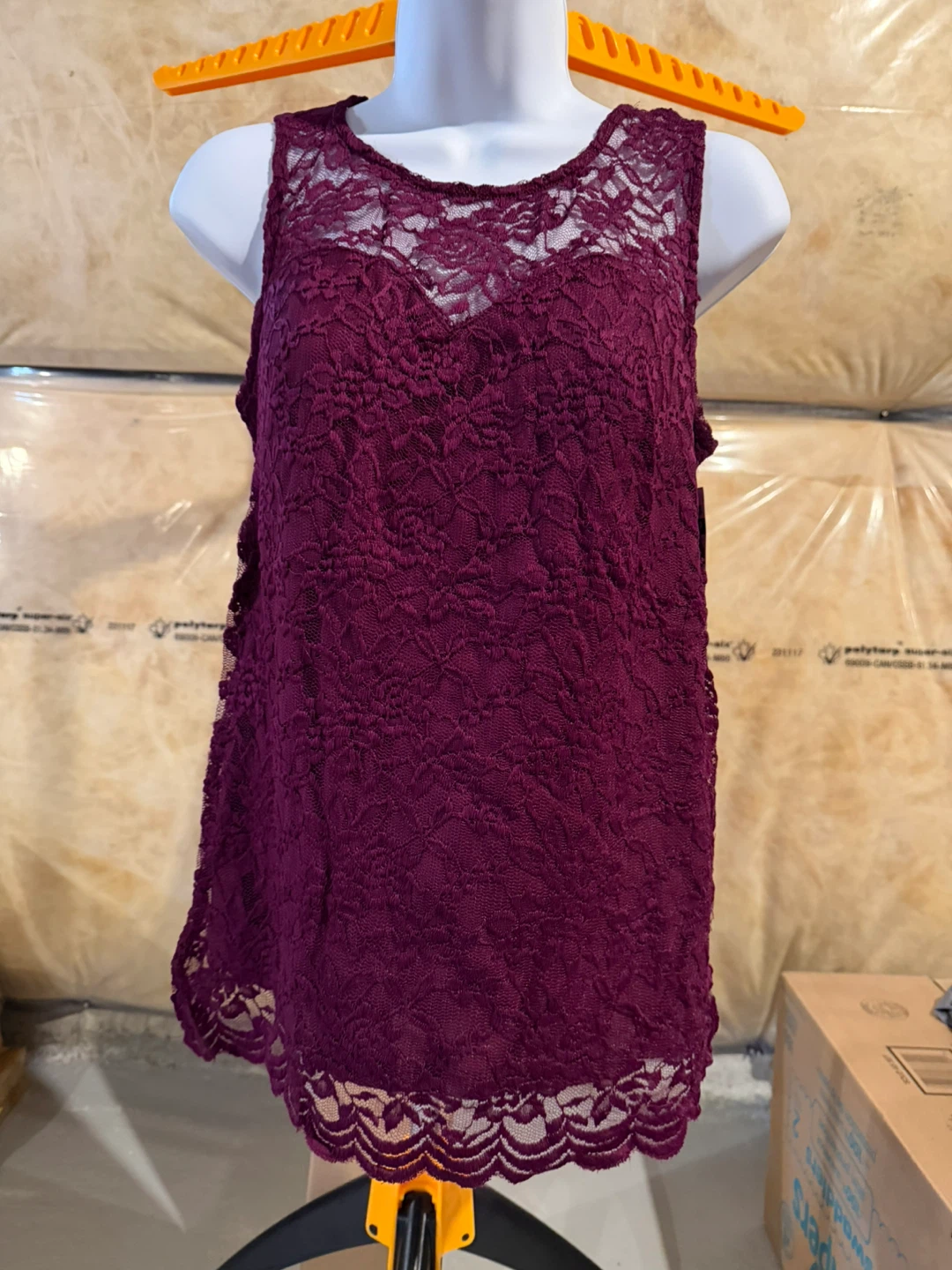 Lily Morgan Lace Tank Top