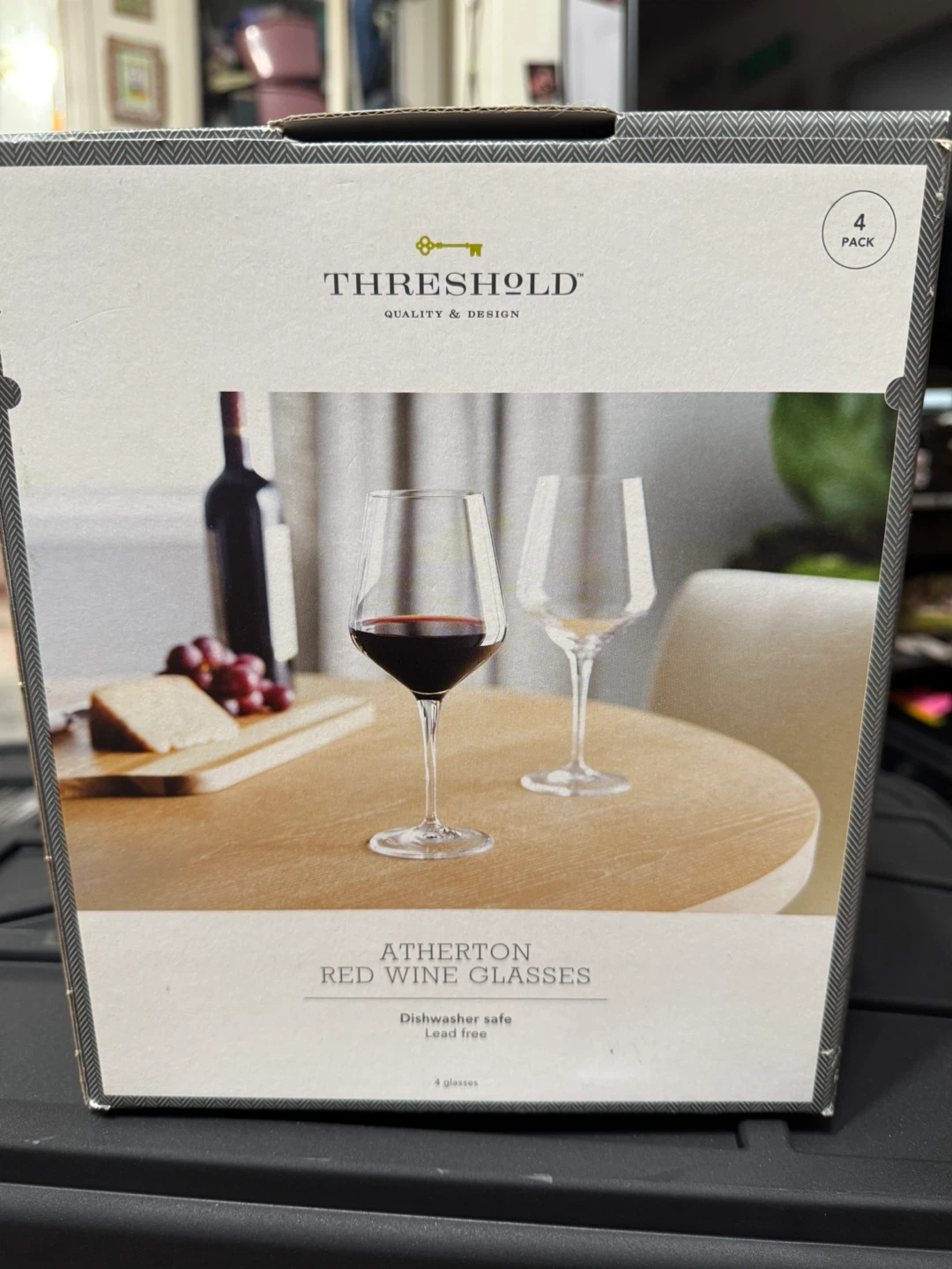 Threshold Atherton Red Wine Glasses - Set of 4