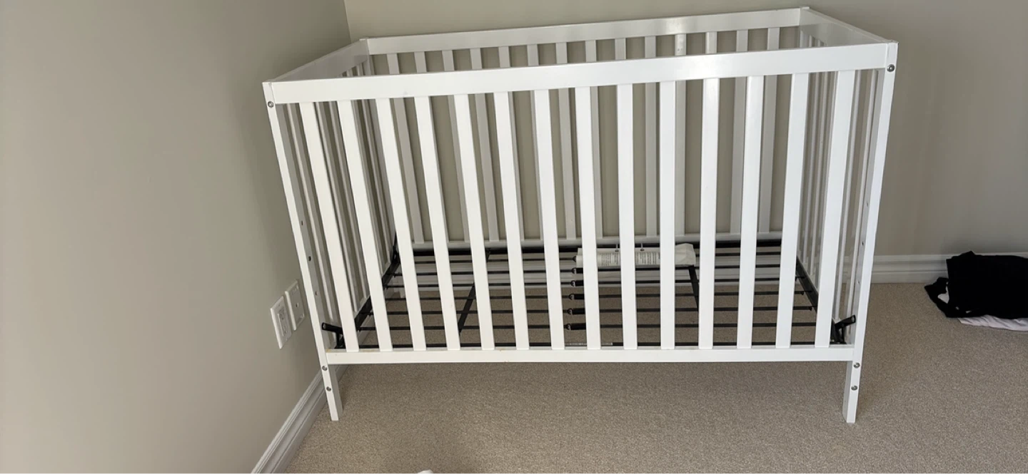 White Baby Crib x 2