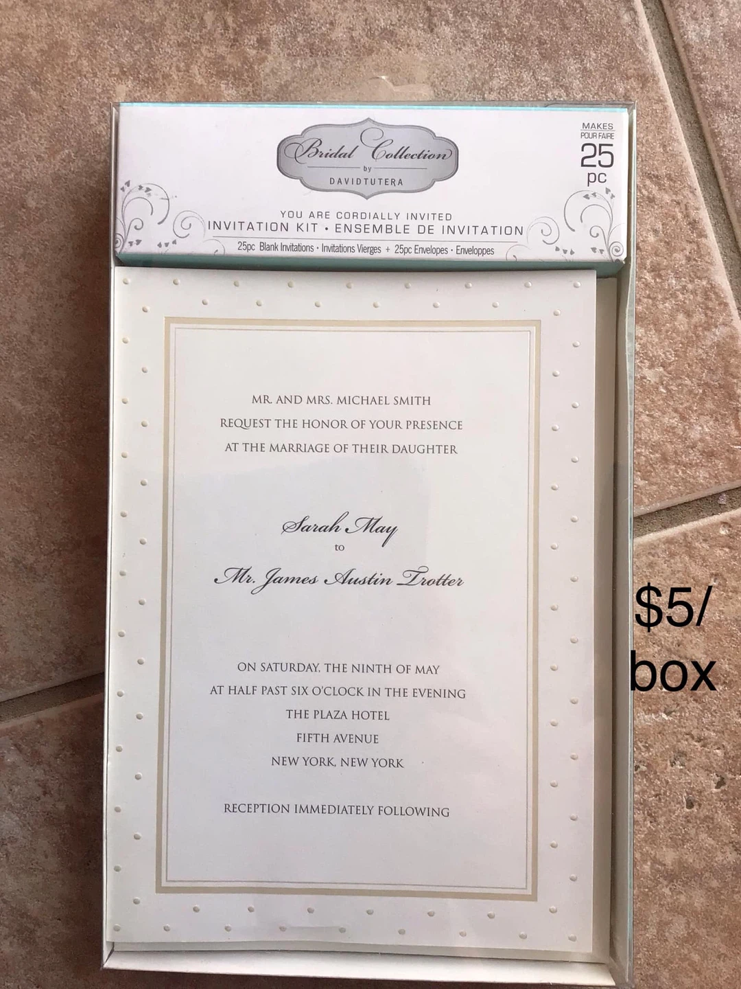 David Tutera Bridal Collection Invitation Kit - 25 pc 🌱 - photo 3