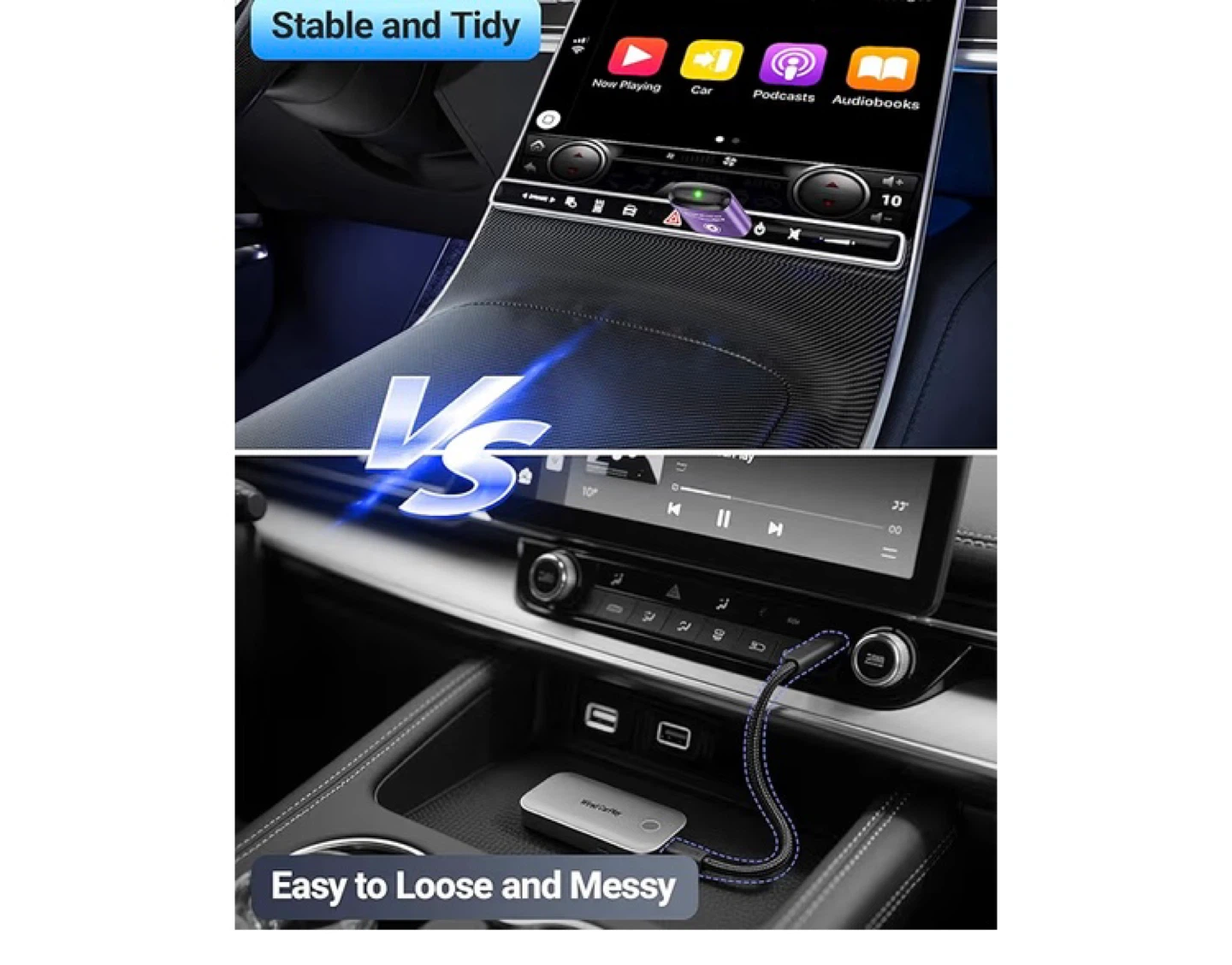 Vnylrgle Wireless CarPlay Adapter for Apple iPhone (Purple) - photo 5