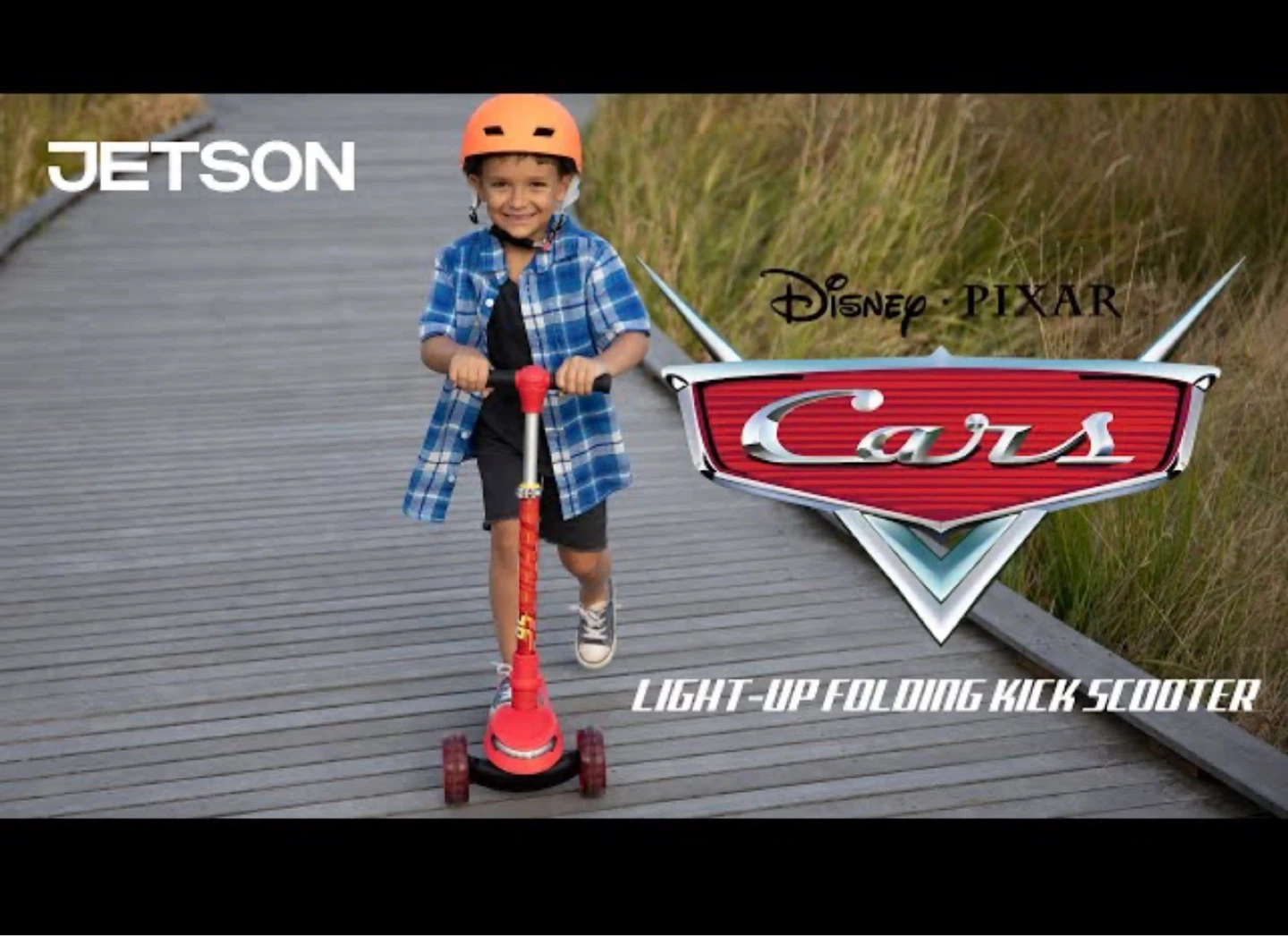 Jetson Disney Pixar Cars Light-Up Folding Kick Scooter - photo 2
