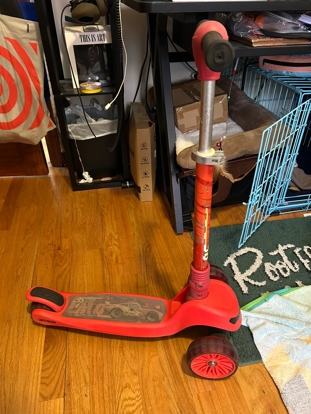 Jetson Disney Pixar Cars Light-Up Folding Kick Scooter