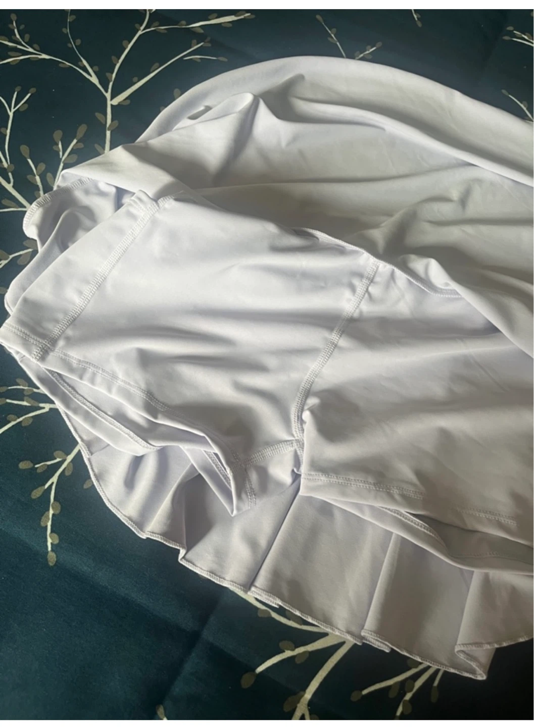 🌱1 Lavender and 1 White Pleated Skirt with Built-in Shorts - XL - photo 5