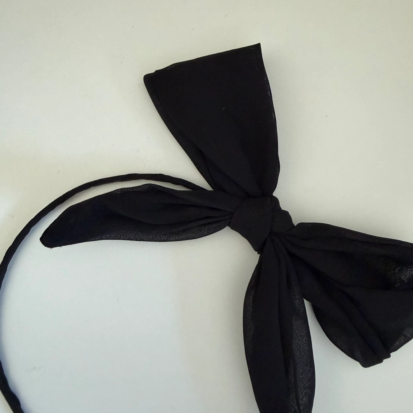 Balletcore Black Bow Headband - photo 2