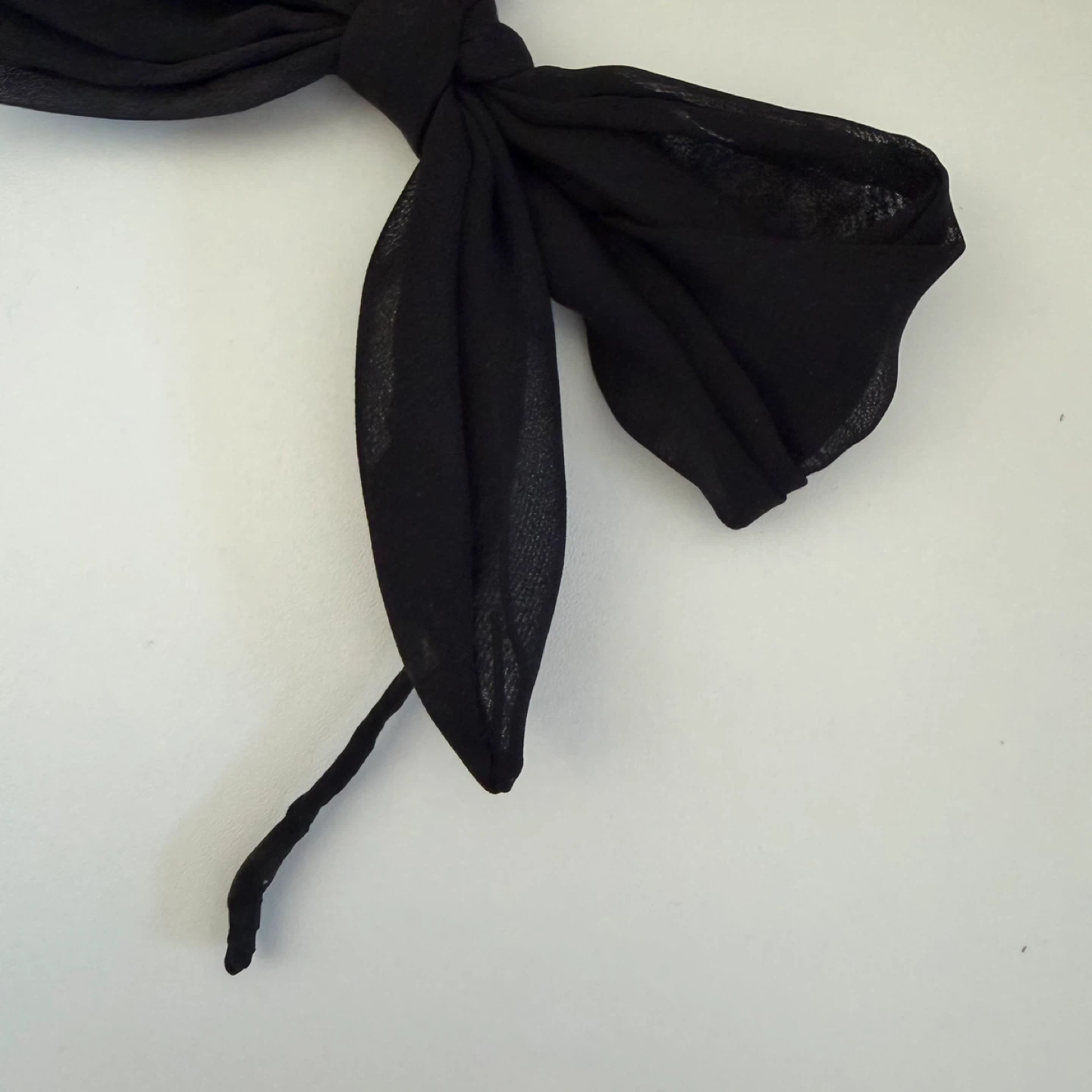 Balletcore Black Bow Headband - photo 3