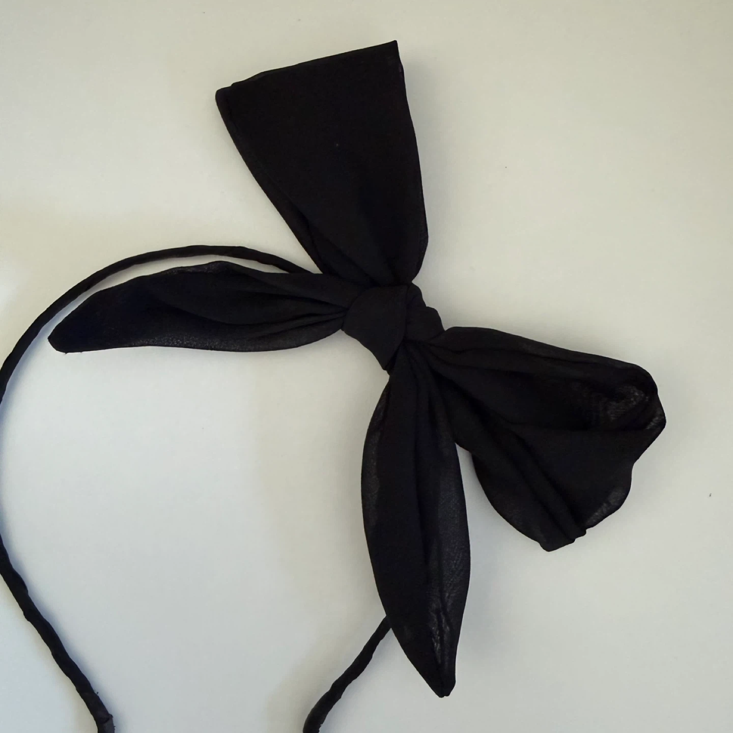 Balletcore Black Bow Headband - photo 5