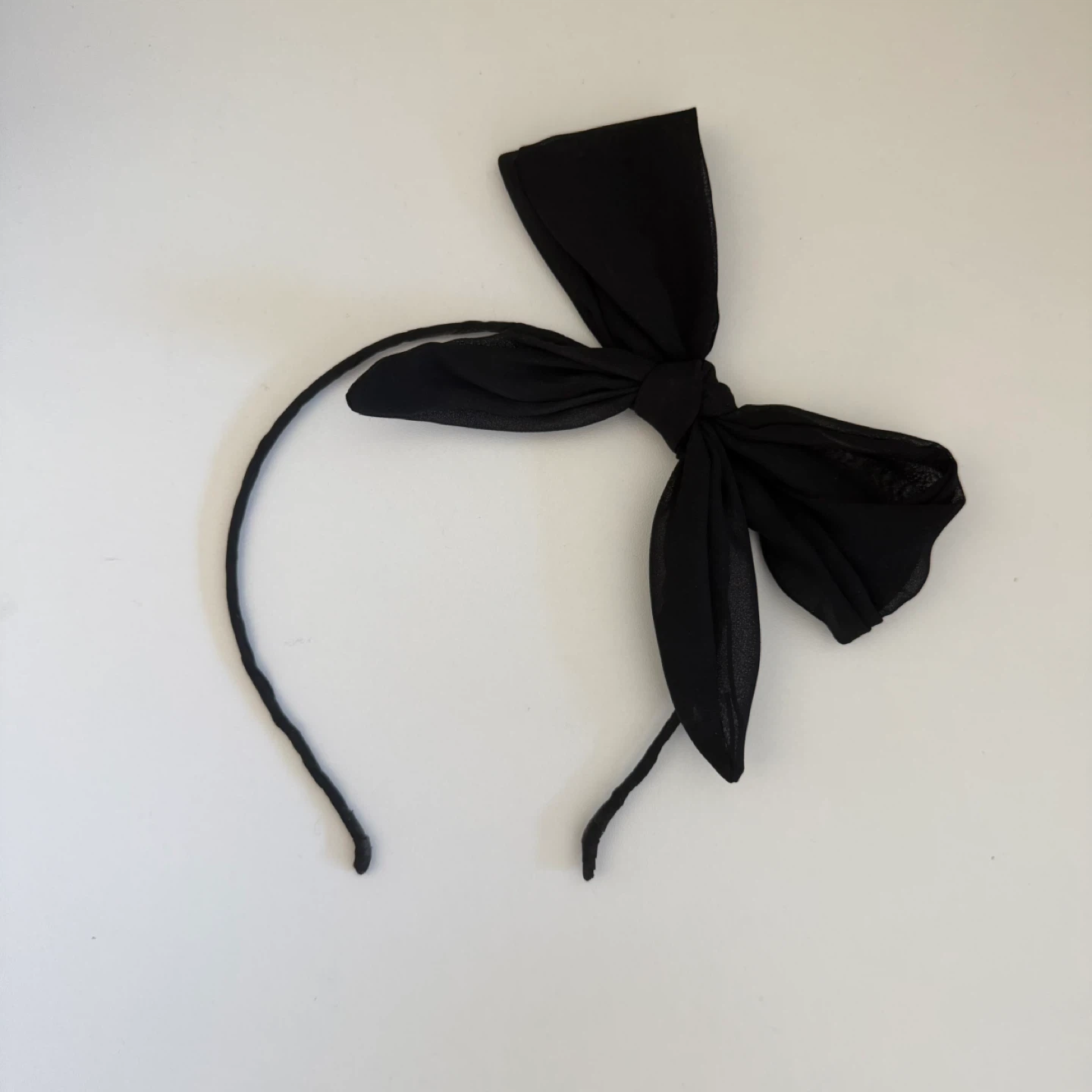 Balletcore Black Bow Headband
