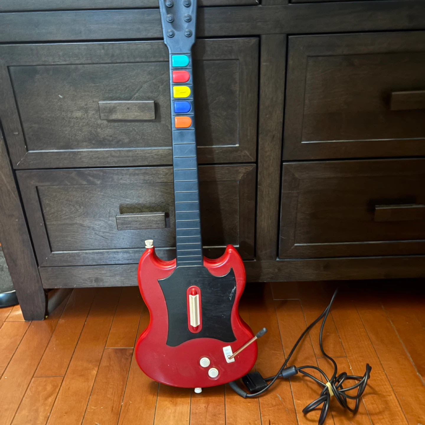 PlayStation 2 Red Octane Wired Guitar Hero Controller