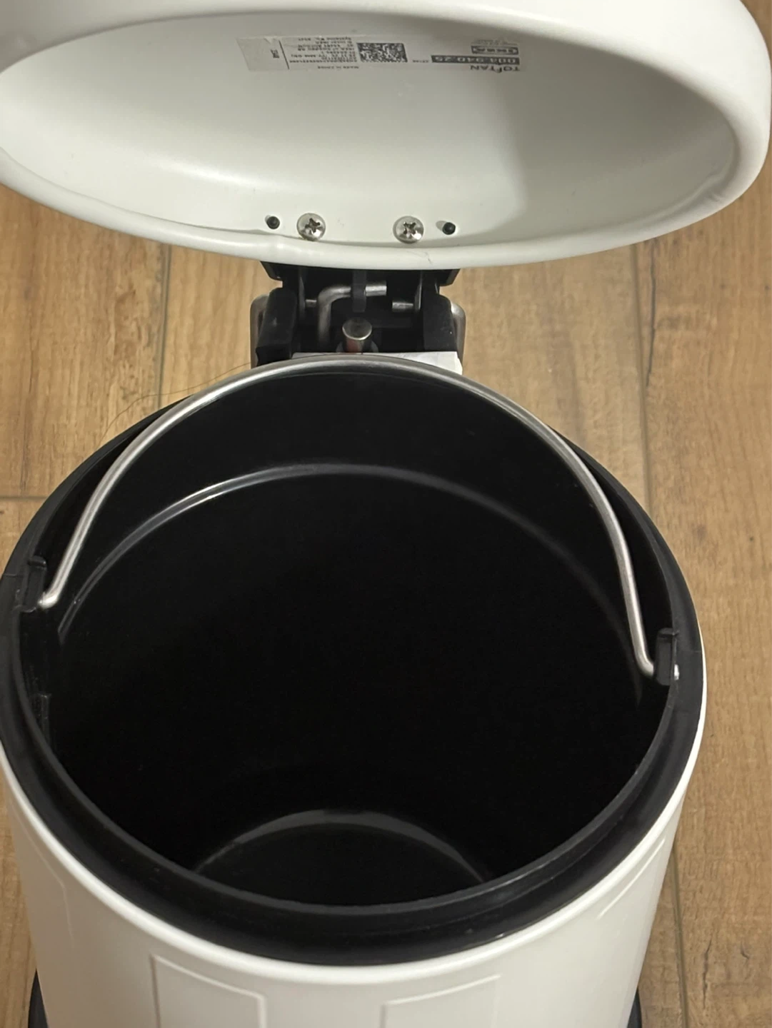 IKEA TOFTAN Trash Can - White, 4L - photo 2