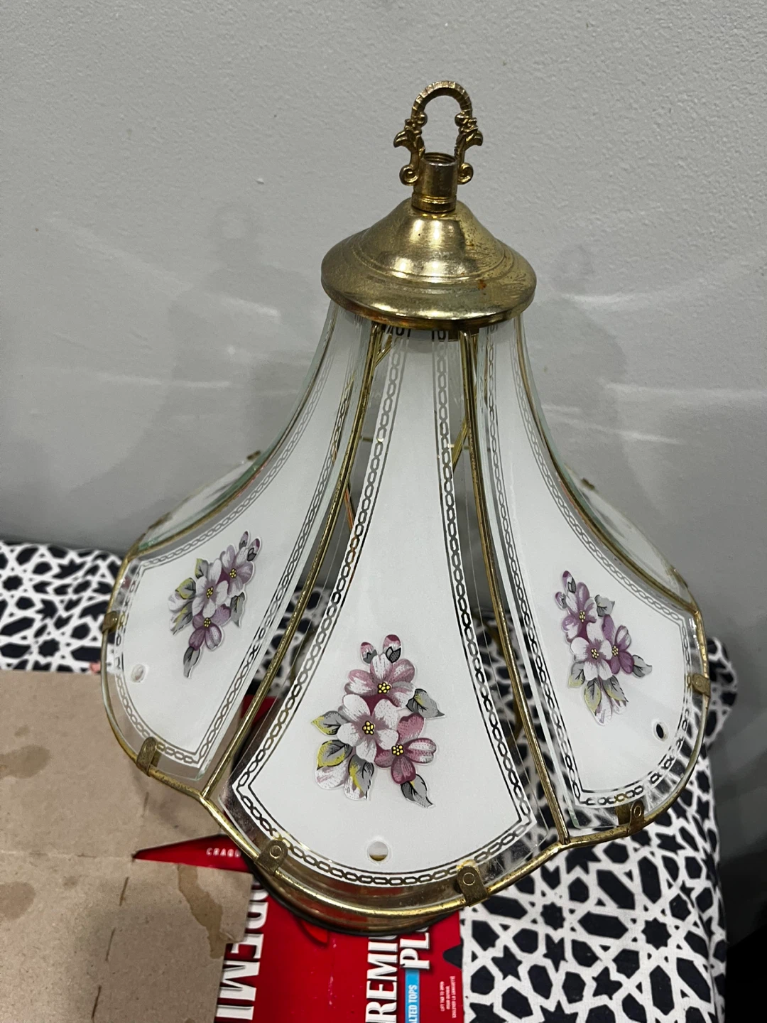 Vintage Floral Accent Lamp - photo 2