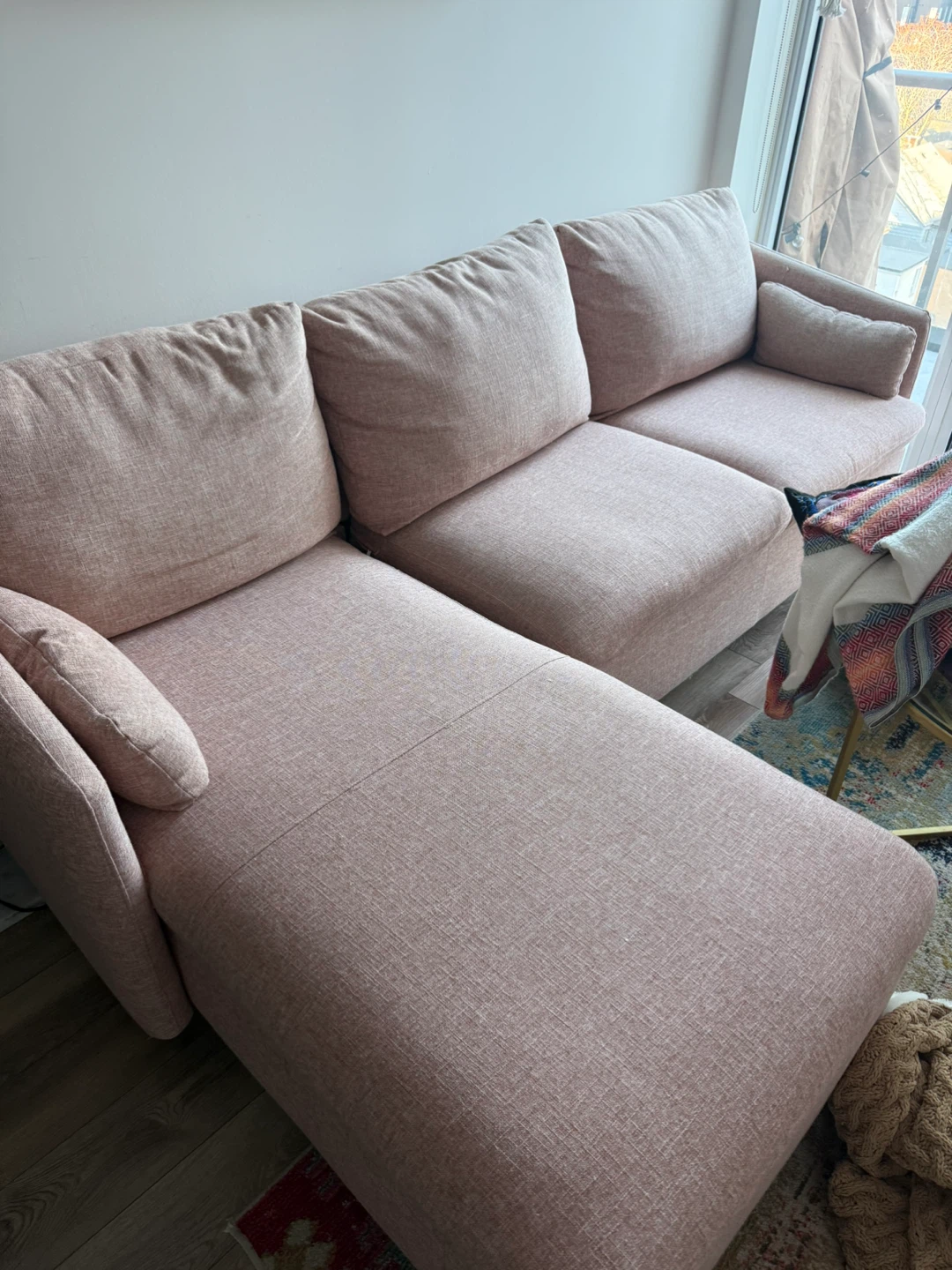 Pink Sectional Sofa