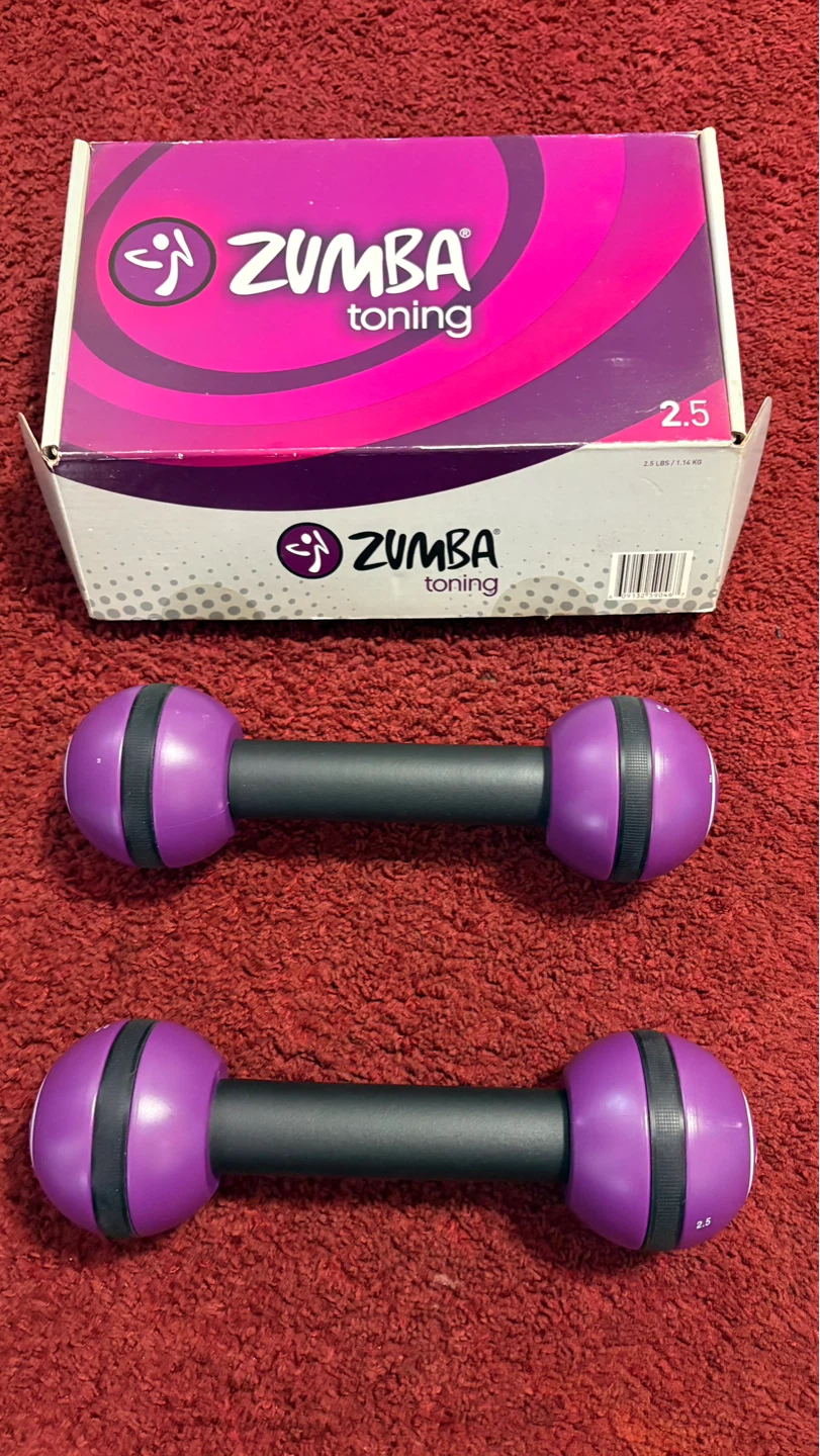 Zumba Toning Dumbbells 2.5 lbs (Pair) - photo 3