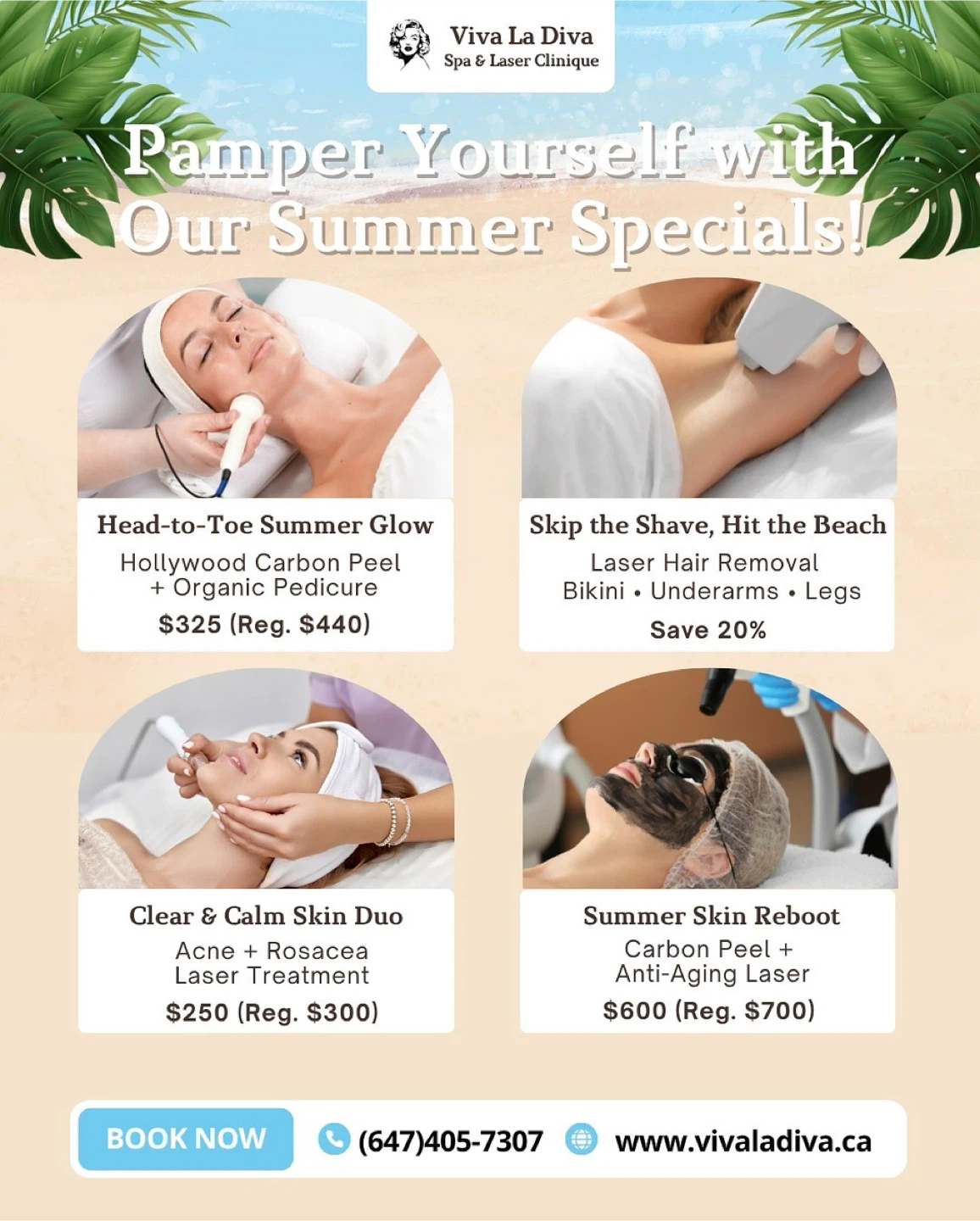 Viva La Diva Spa Summer Specials