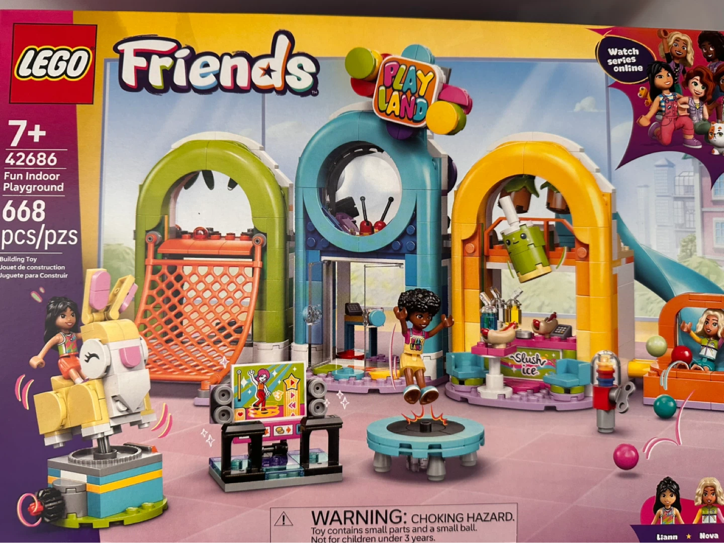 LEGO Friends 42686 Fun Indoor Playground Building Toy - 668 pcs