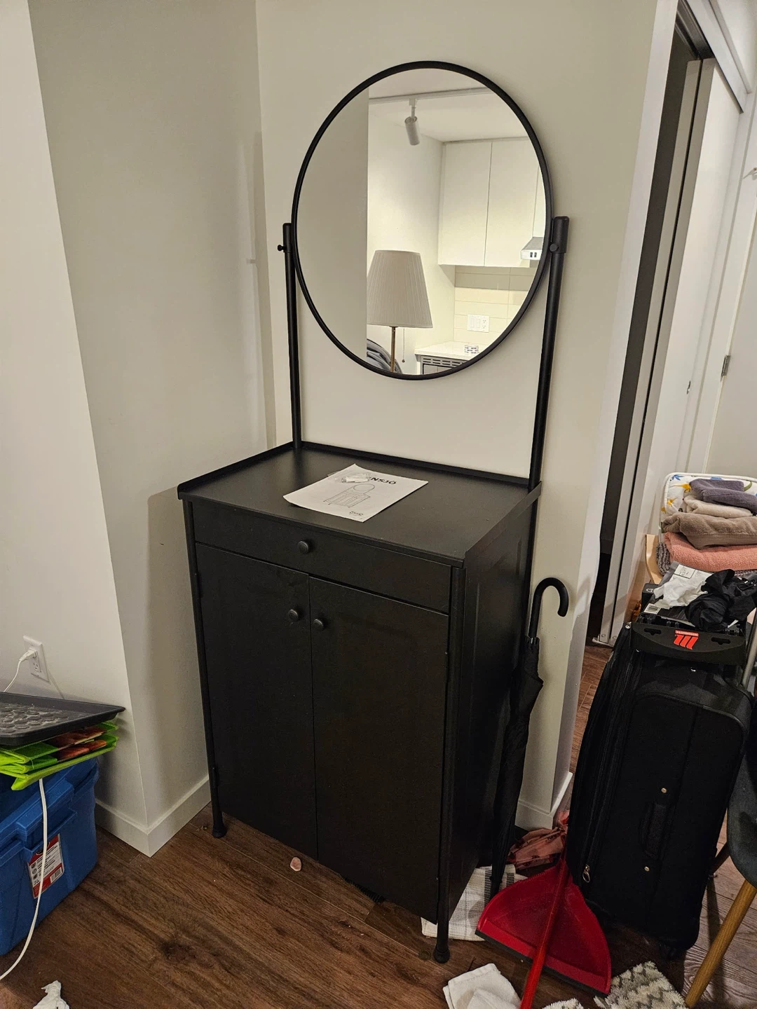 IKEA KORNSJÖ cabinet with mirror