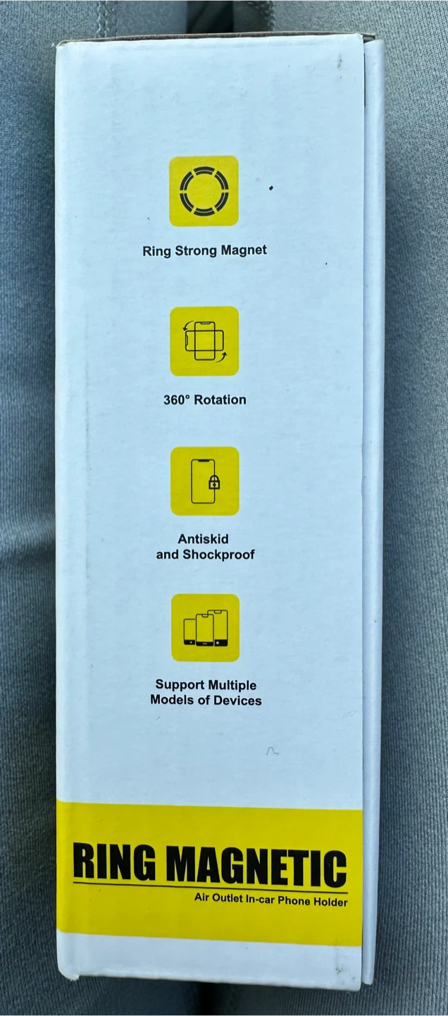 Ring Magnetic Air Outlet In-car Phone Holder - photo 3