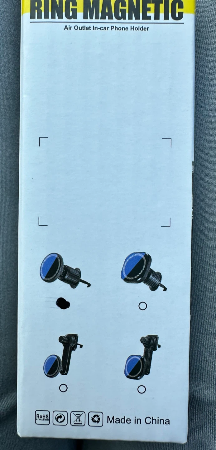 Ring Magnetic Air Outlet In-car Phone Holder - photo 2