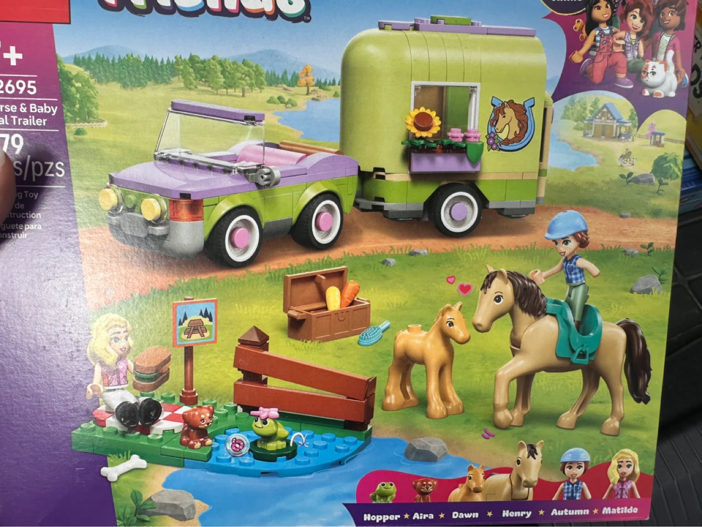 LEGO Friends Horse & Baby Animal Trailer Set 41695