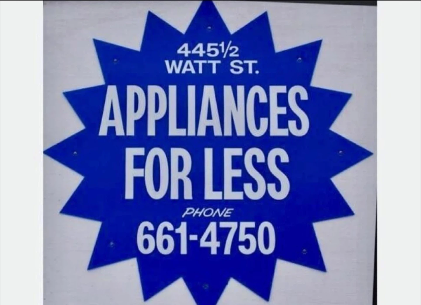 For Sale: HOUSEHOLD APPLIANCES
