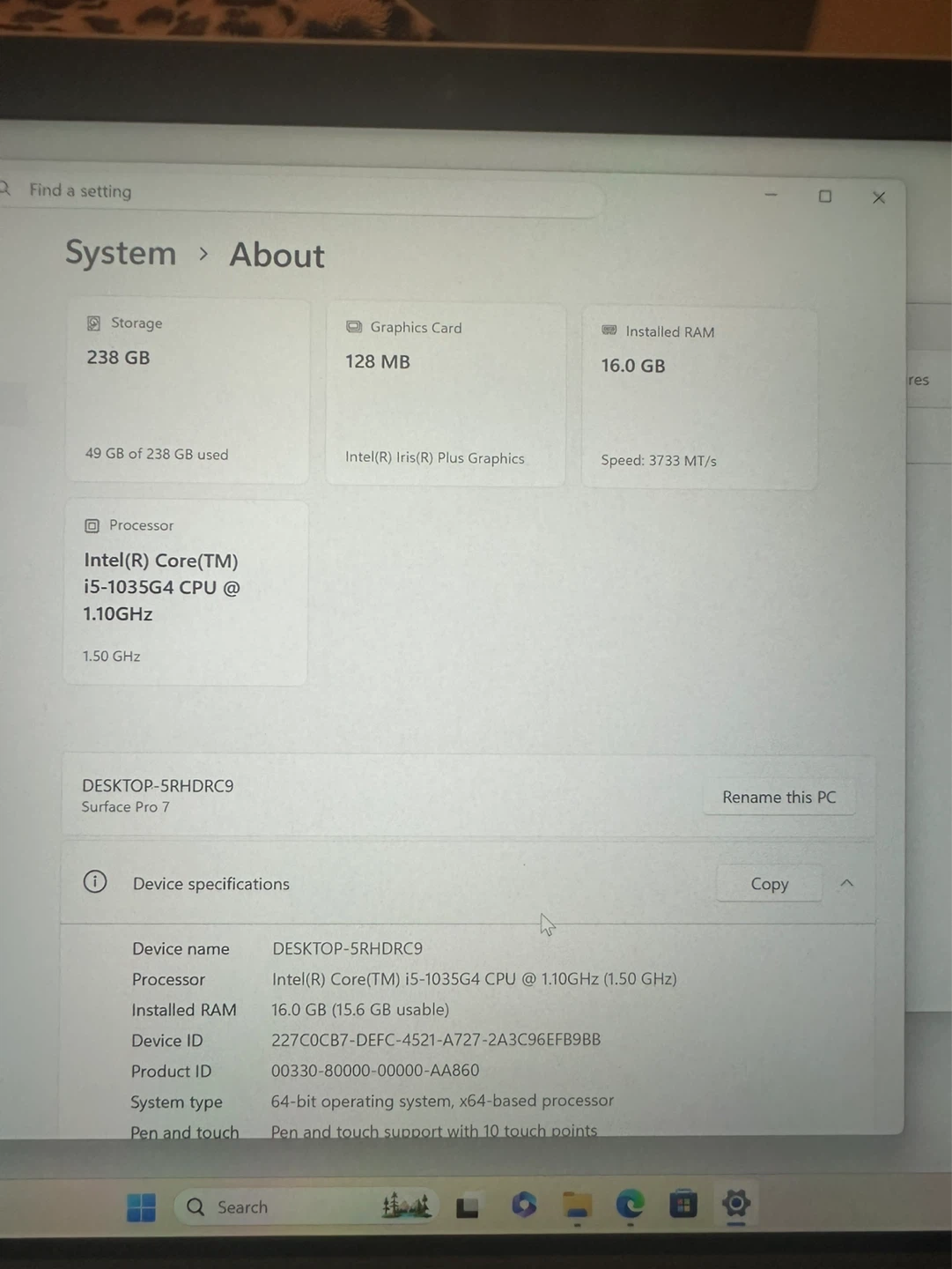Microsoft Surface Pro 7 Laptop - photo 3