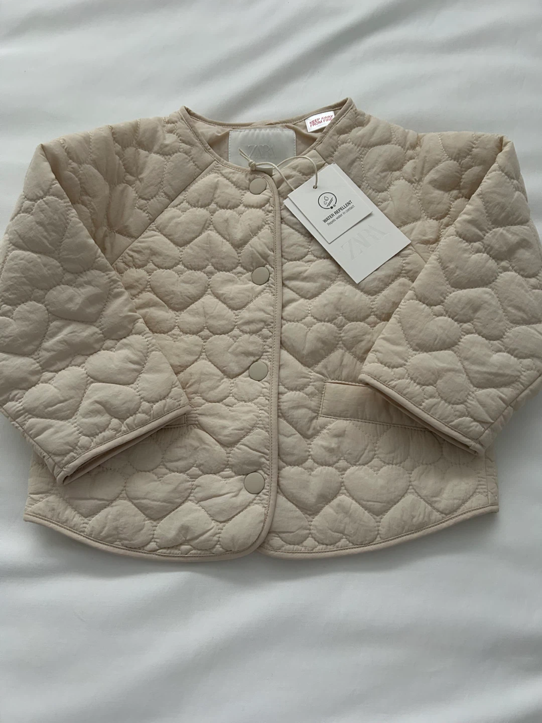 NEW Zara Quilted Heart Jacket